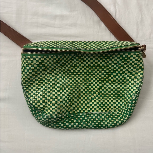 Clare V. Crossbody Fanny Lemon Lime - Picture 2 of 8